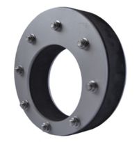 disk-rubber-element-eccentric-pipe-not-centered