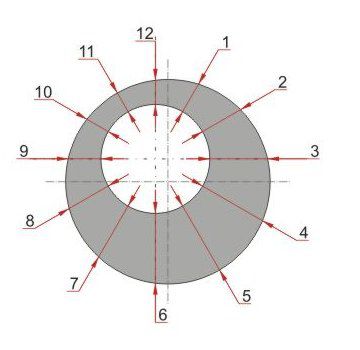 pipe-seal-non-centered-eccentric-drawing
